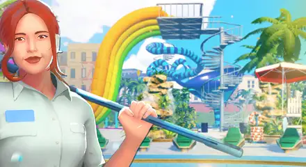 Waterpark Simulator Game Cover
