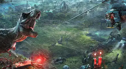 Jurassic World Evolution Game Cover