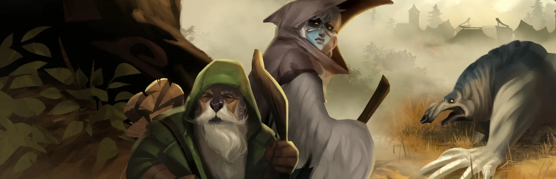 Against the Storm background