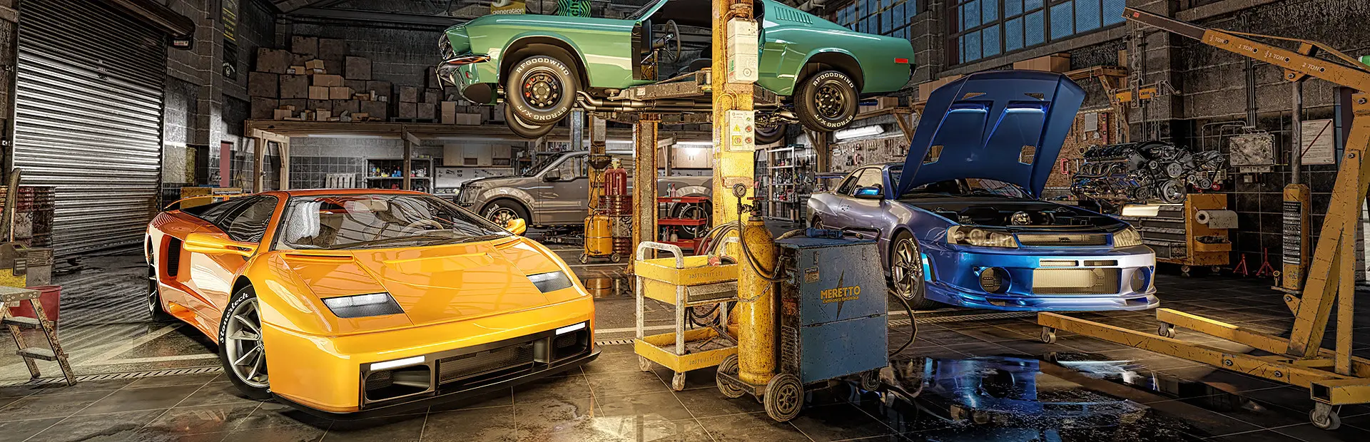 Car Mechanic Simulator 2021 background