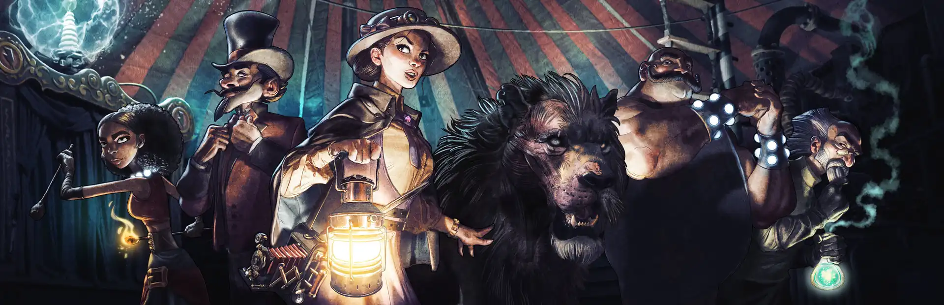 Circus Electrique background