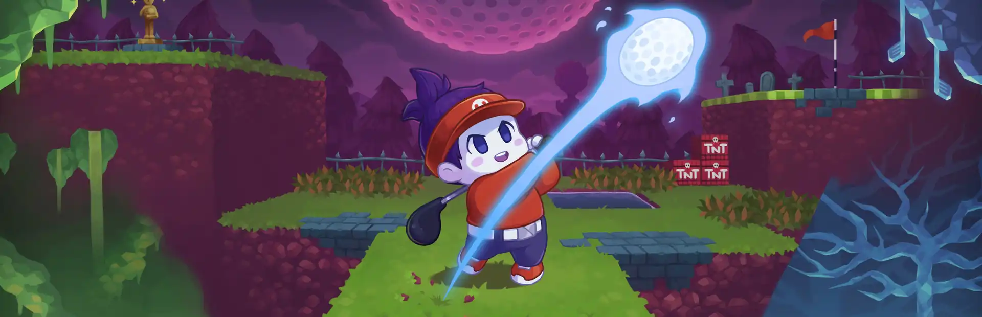 Cursed to Golf background
