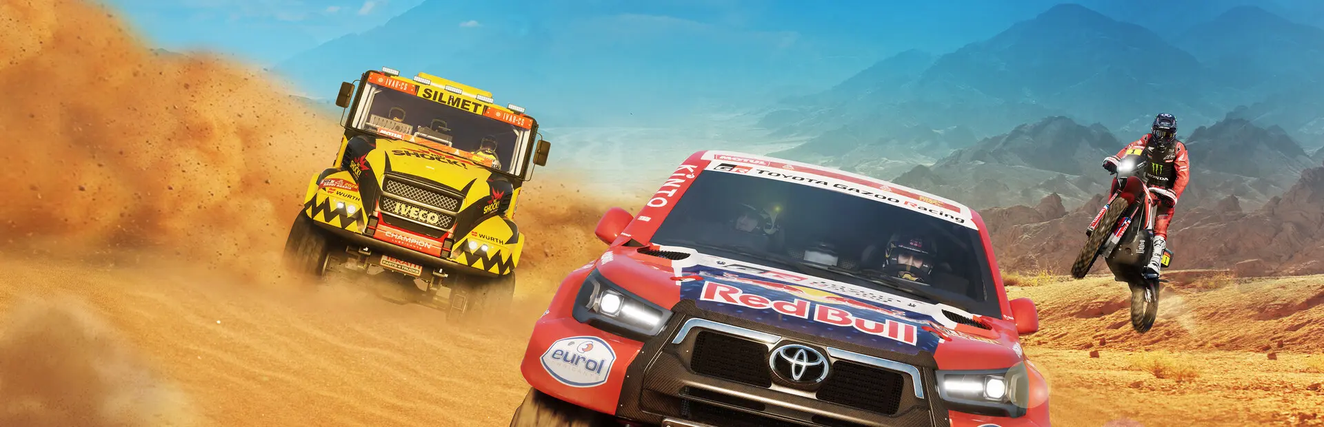 Dakar Desert Rally background