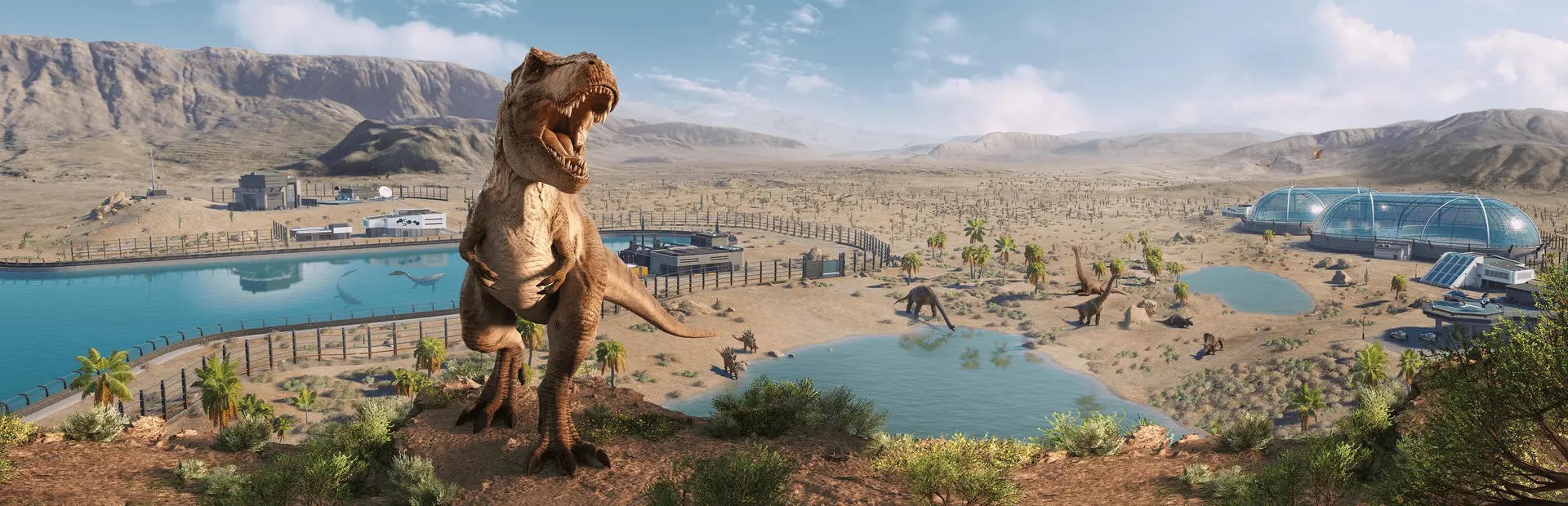 Jurassic World Evolution 2 background