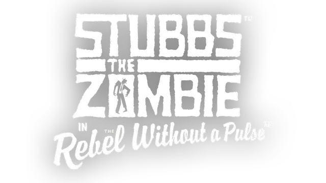 Stubbs the Zombie in Rebel Without a Pulse logo